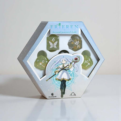 Misty Mountain Gaming -  Frieren: Beyond Journey's End Sharp-Edge Resin Dice Set Pre-Order