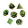 Misty Mountain Gaming -  Pathfinder Rpg: Green Cat's Eye Stone Dice Set Pre-Order