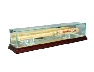 Mini Bat Display Case with Cherry Moulding