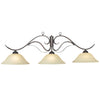3 SHADE MONACO FIXTURE OIL RUBBED BRONZE