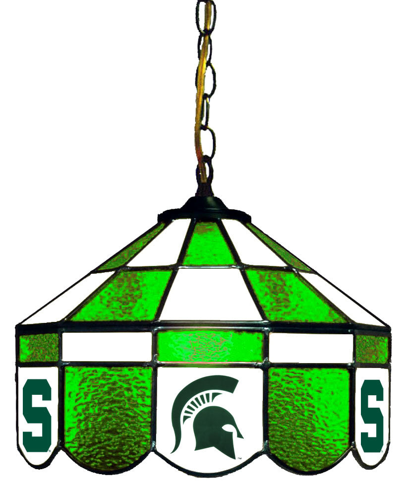 MICHIGAN STATE 14'' EXECUTIVE SWAG HANGING LAMP - MSU-140EXSWN