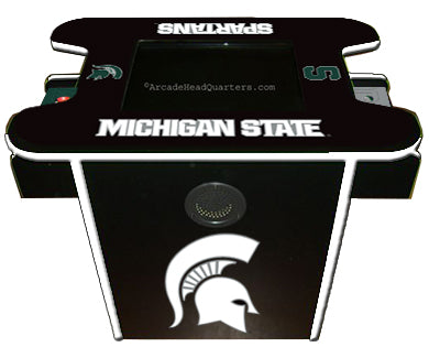 MICHIGAN STATE ARCADE CONSOLE TABLE GAME BLACK - MSUAGC100
