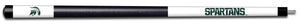 MICHIGAN STATE ENGRAVED BILLIARD CUE WHITE / GREEN - MSUBCE101