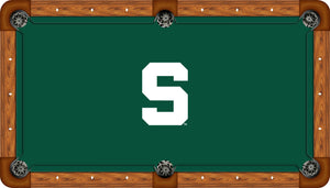 MICHIGAN STATE BILLIARD TABLE FELT - RECREATIONAL GREEN - MSUBTF131-8R