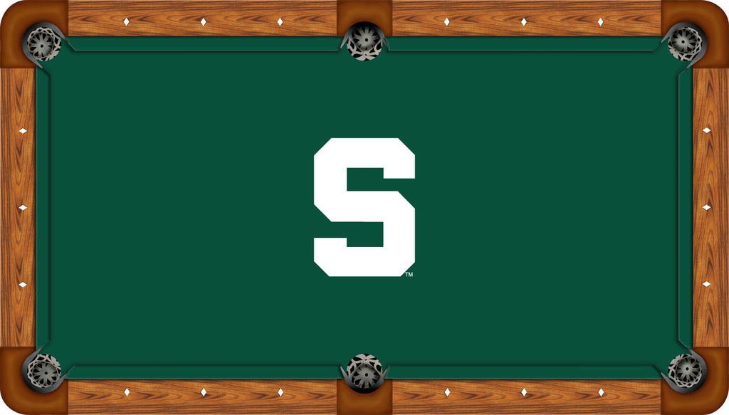 MICHIGAN STATE BILLIARD TABLE FELT - RECREATIONAL GREEN - MSUBTF131-8R
