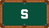 MICHIGAN STATE BILLIARD TABLE FELT - RECREATIONAL GREEN - MSUBTF131-9R
