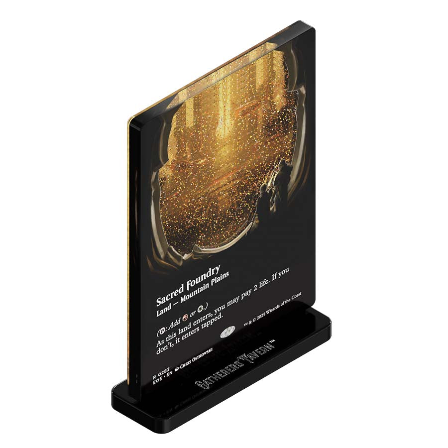 Gatherers' Tavern Pte Ltd -  Gatherers' Tavern: Magic The Gathering: Eoe Edge Of Eternities: Sacred Foundry Slab Standee