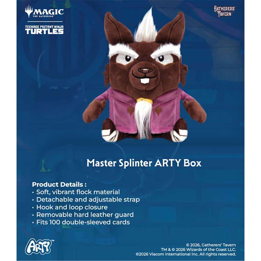 Gatherers' Tavern Pte Ltd -  Gatherers' Tavern: Magic The Gathering: Arty Box: Tmt Master Splinter Pre-Order