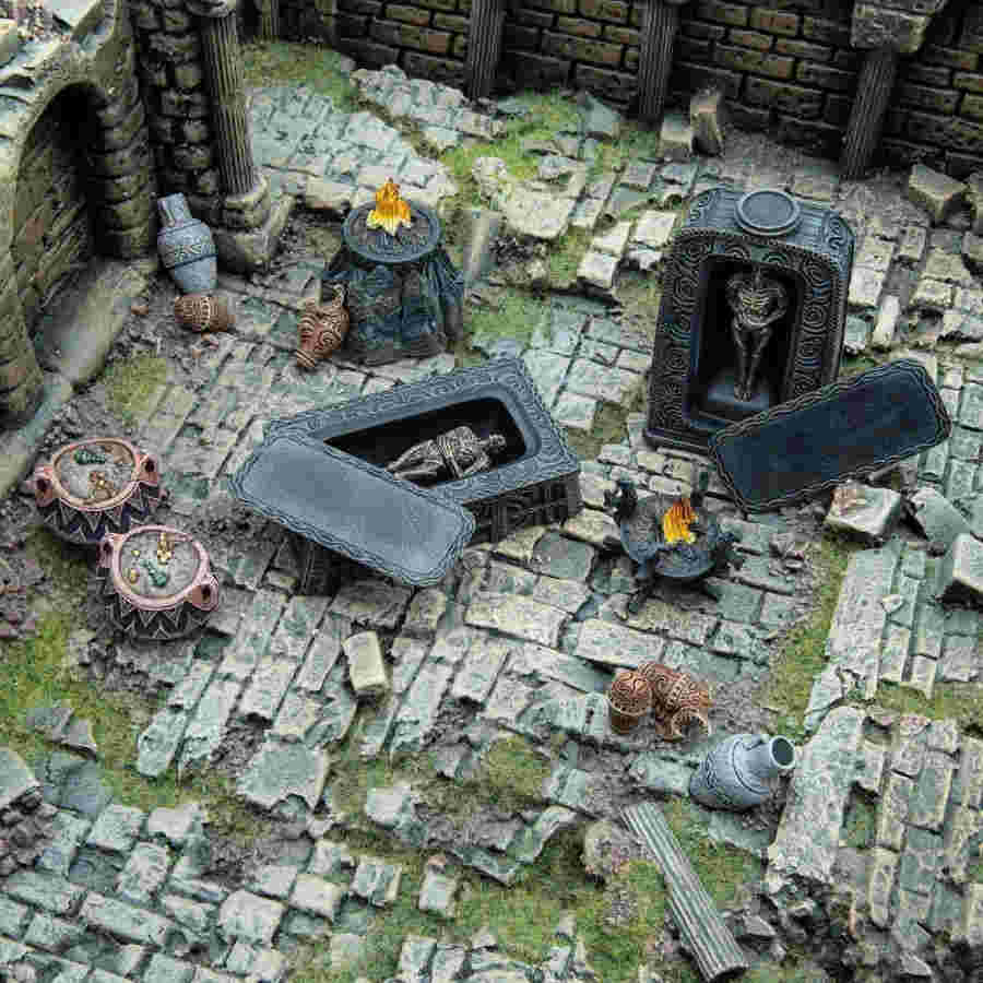 Modiphius Entertainment -  The Elder Scrolls - Elder Scrolls: Call To Arms Tomb Scatter Expansion Pre-Order