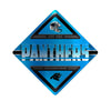 Carolina Panthers Sign Metal Diamond Shape - Rico Industries
