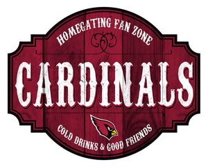 Arizona Cardinals Sign Wood 12 Inch Homegating Tavern - Fan Creations