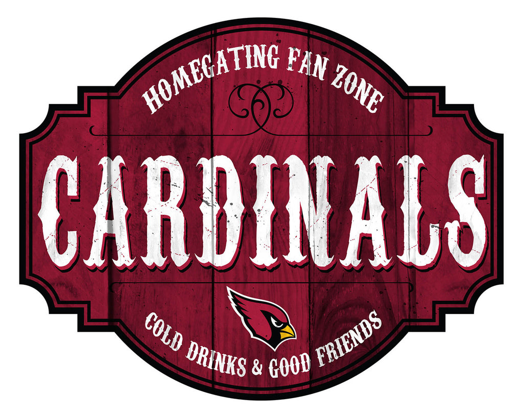 Arizona Cardinals Sign Wood 12 Inch Homegating Tavern - Fan Creations