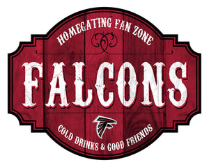 Atlanta Falcons Sign Wood 12 Inch Homegating Tavern - Fan Creations
