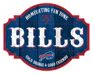 Buffalo Bills Sign Wood 12 Inch Homegating Tavern - Fan Creations