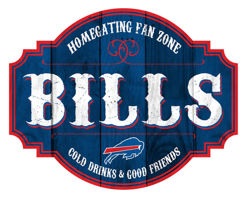 Buffalo Bills Sign Wood 12 Inch Homegating Tavern - Fan Creations