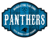 Carolina Panthers Sign Wood 12 Inch Homegating Tavern - Fan Creations