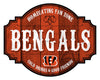 Cincinnati Bengals Sign Wood 12 Inch Homegating Tavern - Fan Creations