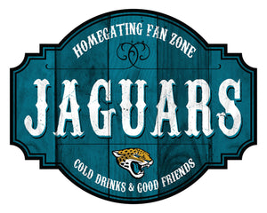 Jacksonville Jaguars Sign Wood 12 Inch Homegating Tavern - Fan Creations