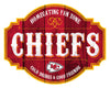 Kansas City Chiefs Sign Wood 12 Inch Homegating Tavern - Fan Creations