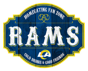Los Angeles Rams Sign Wood 12 Inch Homegating Tavern - Fan Creations