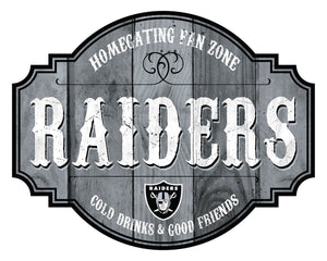 Las Vegas Raiders Sign Wood 12 Inch Homegating Tavern - Fan Creations