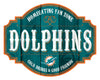 Miami Dolphins Sign Wood 12 Inch Homegating Tavern - Fan Creations
