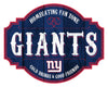 New York Giants Sign Wood 12 Inch Homegating Tavern - Fan Creations