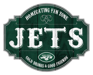 New York Jets Sign Wood 12 Inch Homegating Tavern - Fan Creations