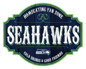 Seattle Seahawks Sign Wood 12 Inch Homegating Tavern - Fan Creations