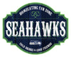 Seattle Seahawks Sign Wood 12 Inch Homegating Tavern - Fan Creations