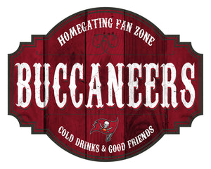 Tampa Bay Buccaneers Sign Wood 12 Inch Homegating Tavern - Fan Creations