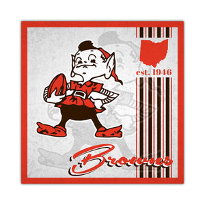 Cleveland Browns Sign Wood 10x10 Album Design - Fan Creations