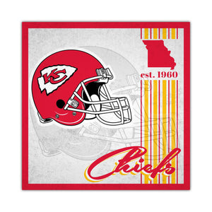 Kansas City Chiefs Sign Wood 10x10 Album Design - Fan Creations