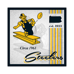 Pittsburgh Steelers Sign Wood 10x10 Album Design - Fan Creations