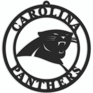 Carolina Panthers Sign Door Hanger 16 Inch - Fan Creations