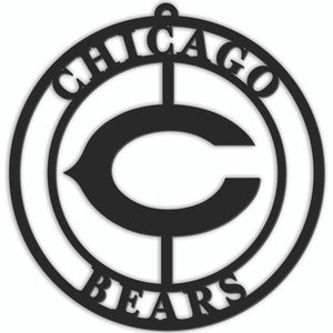 Chicago Bears Sign Door Hanger 16 Inch - Fan Creations