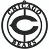Chicago Bears Sign Door Hanger 16 Inch - Fan Creations
