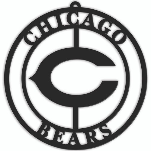 Chicago Bears Sign Door Hanger 16 Inch - Fan Creations