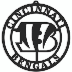 Cincinnati Bengals Sign Door Hanger 16 Inch - Fan Creations