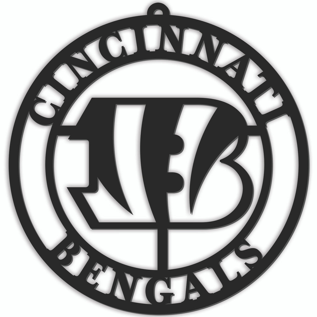 Cincinnati Bengals Sign Door Hanger 16 Inch - Fan Creations