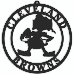 Cleveland Browns Sign Door Hanger 16 Inch - Fan Creations