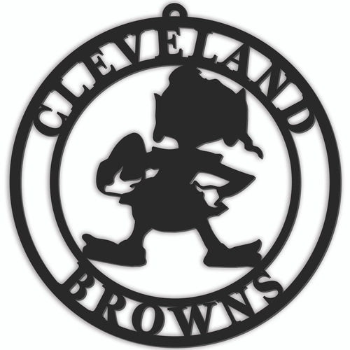 Cleveland Browns Sign Door Hanger 16 Inch - Fan Creations