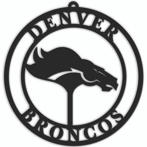 Denver Broncos Sign Door Hanger 16 Inch - Fan Creations