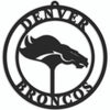 Denver Broncos Sign Door Hanger 16 Inch - Fan Creations