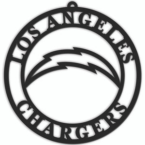 Los Angeles Chargers Sign Door Hanger 16 Inch - Fan Creations
