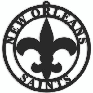 New Orleans Saints Sign Door Hanger 16 Inch - Fan Creations