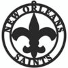 New Orleans Saints Sign Door Hanger 16 Inch - Fan Creations