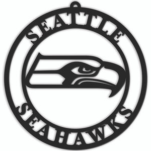 Seattle Seahawks Sign Door Hanger 16 Inch - Fan Creations