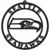 Seattle Seahawks Sign Door Hanger 16 Inch - Fan Creations