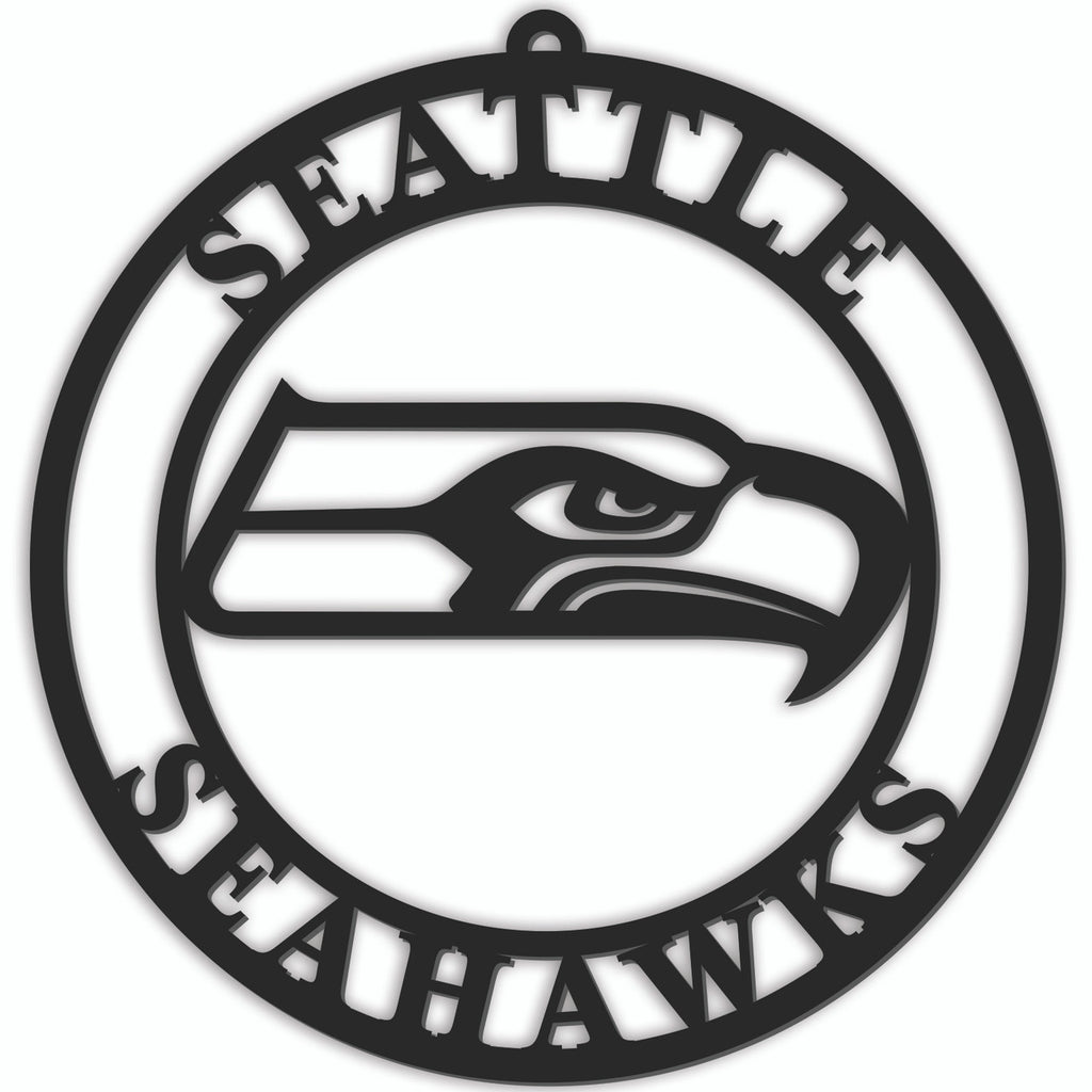 Seattle Seahawks Sign Door Hanger 16 Inch - Fan Creations